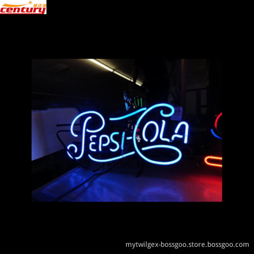 wholesale china factory price custom pepsi neon lighted sign